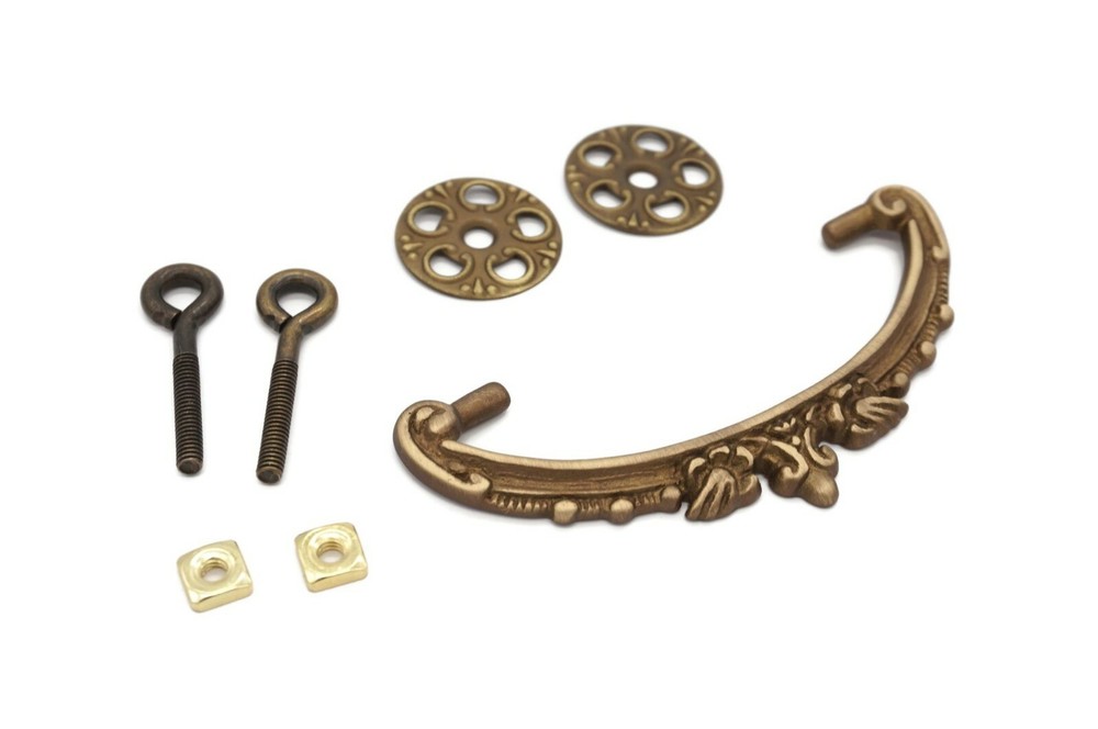 Antique Bail Pull Victorian Pull Furniture Drawer Pull Cabinet Drawer Pull Brass