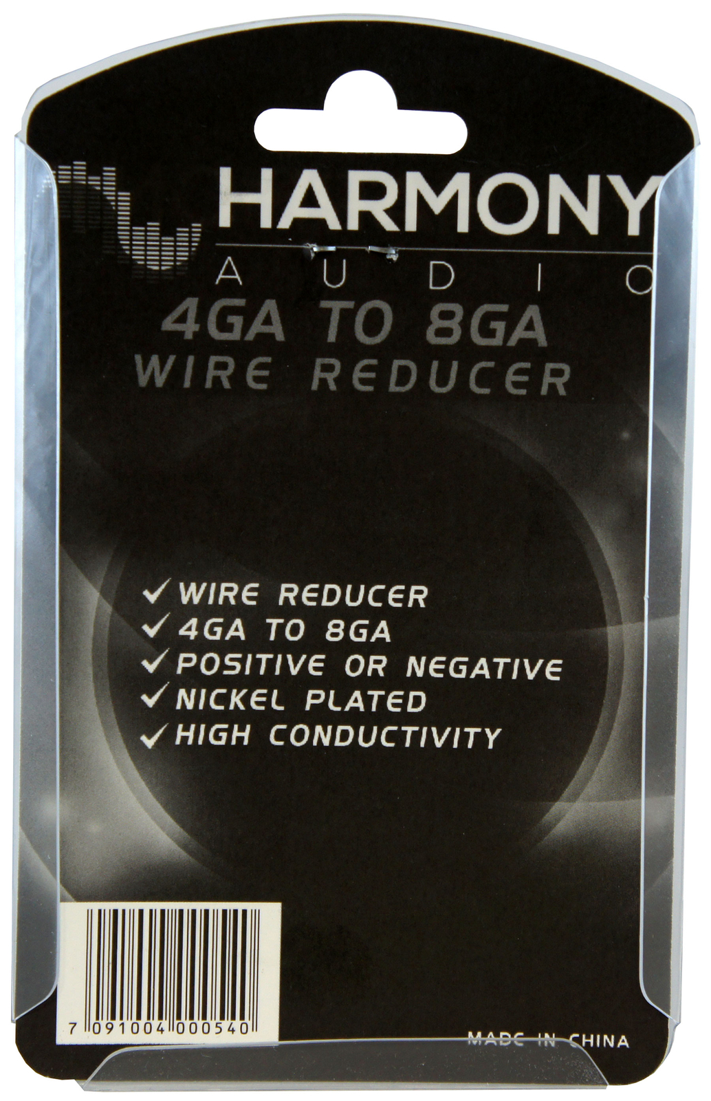 Harmony Audio HA-WR48 Car Stereo Power/Ground 4 to 8 Gauge Wire Reducer Pair