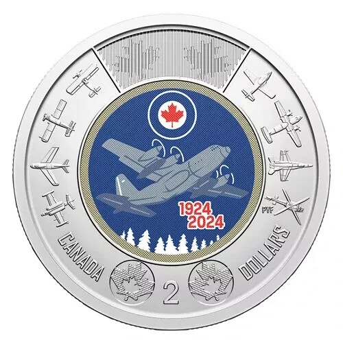 2024 Canada 2 dollars RCAF UNC