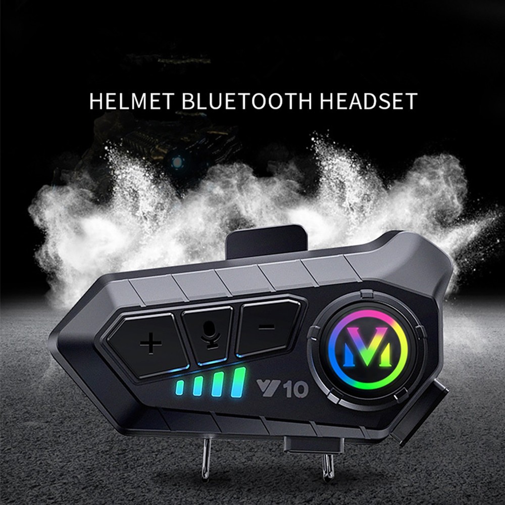 Waterproof Bluetooth 5.3 Bilateral Stereo Wireless Motorcycle Helmet Headset