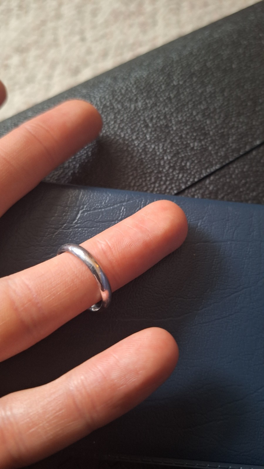 Vivara 925 Sterling Silver Engagement Wedding Band 3 MM Size 8