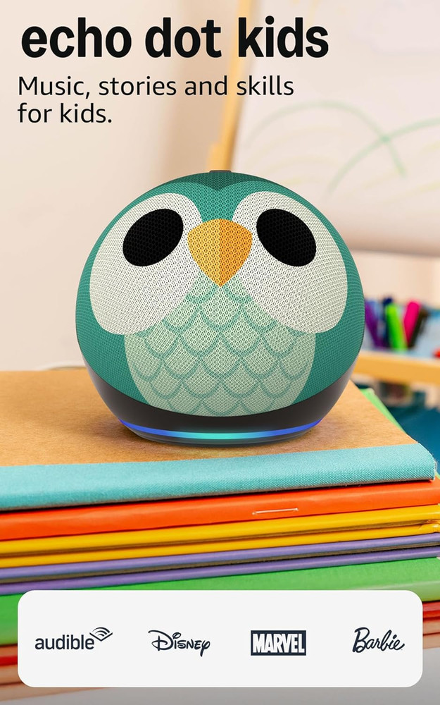 Amazon Echo Dot Kids (Newest Model) - Owl