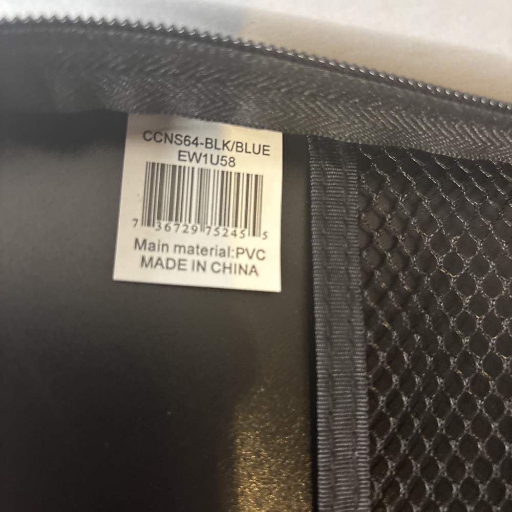 Case Logic Cd Book 64 Disc Holder Blue Black Nice Condition