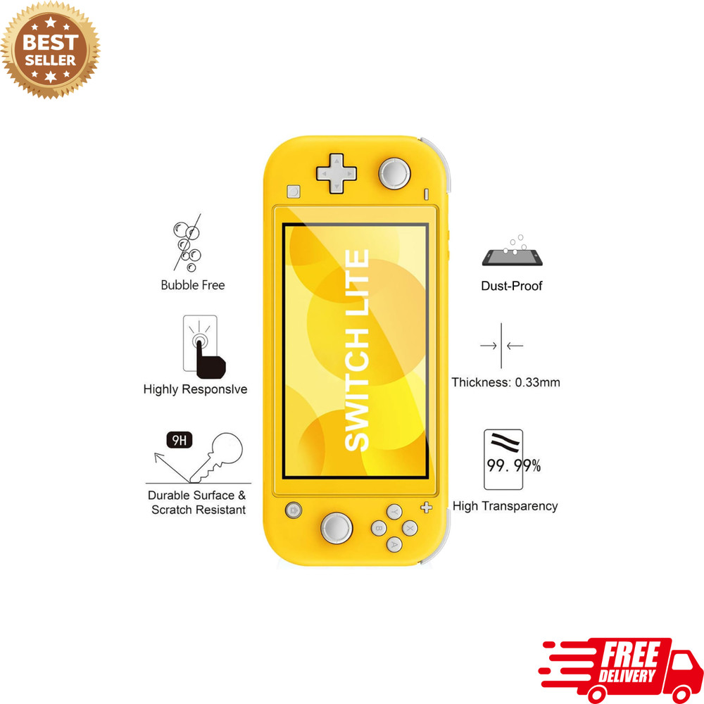 ivoler Screen Protector for Nintendo Switch Lite 2019 HD Clear 4-Pack Bulk