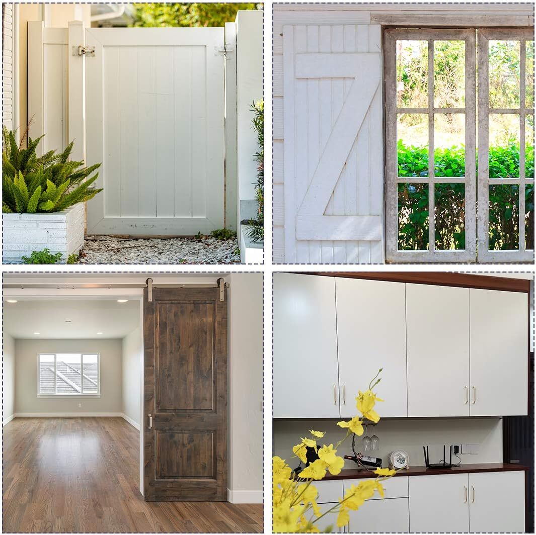 Flip Latch Thickened Heavy Duty Hasp Safety Sliding Door Lock Gate Latches-Large