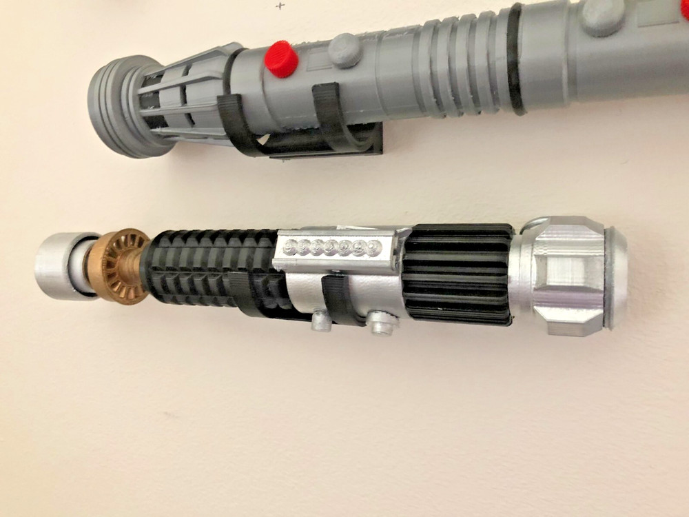 Lightsaber Horizontal Holder Wall Mount Display