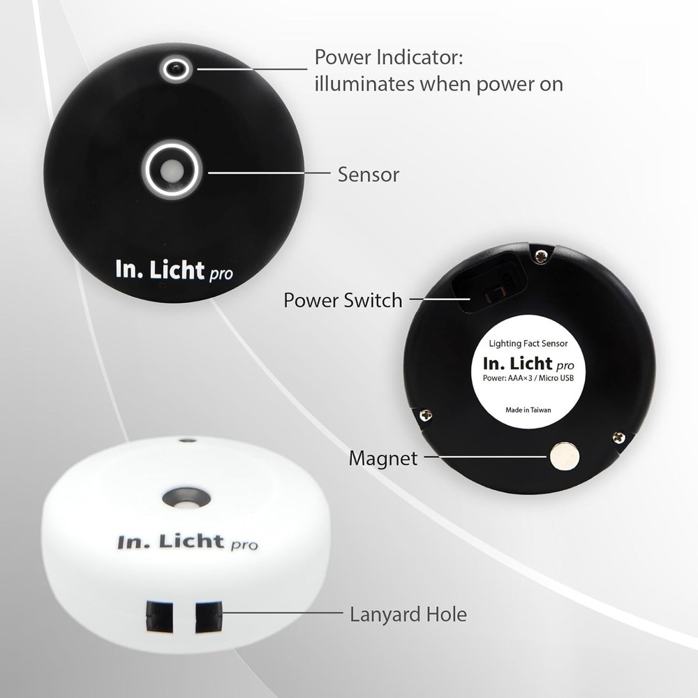 World's First Handheld EML Light Meter - Lightweight Sensor for Optimal Lighting