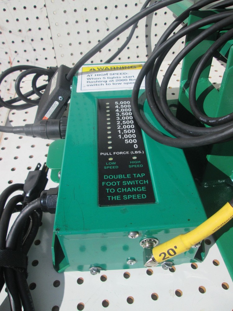 GREENLEE UT4 2 speed control box foot pedal Puller Floor Mount 4k Ready to Pull
