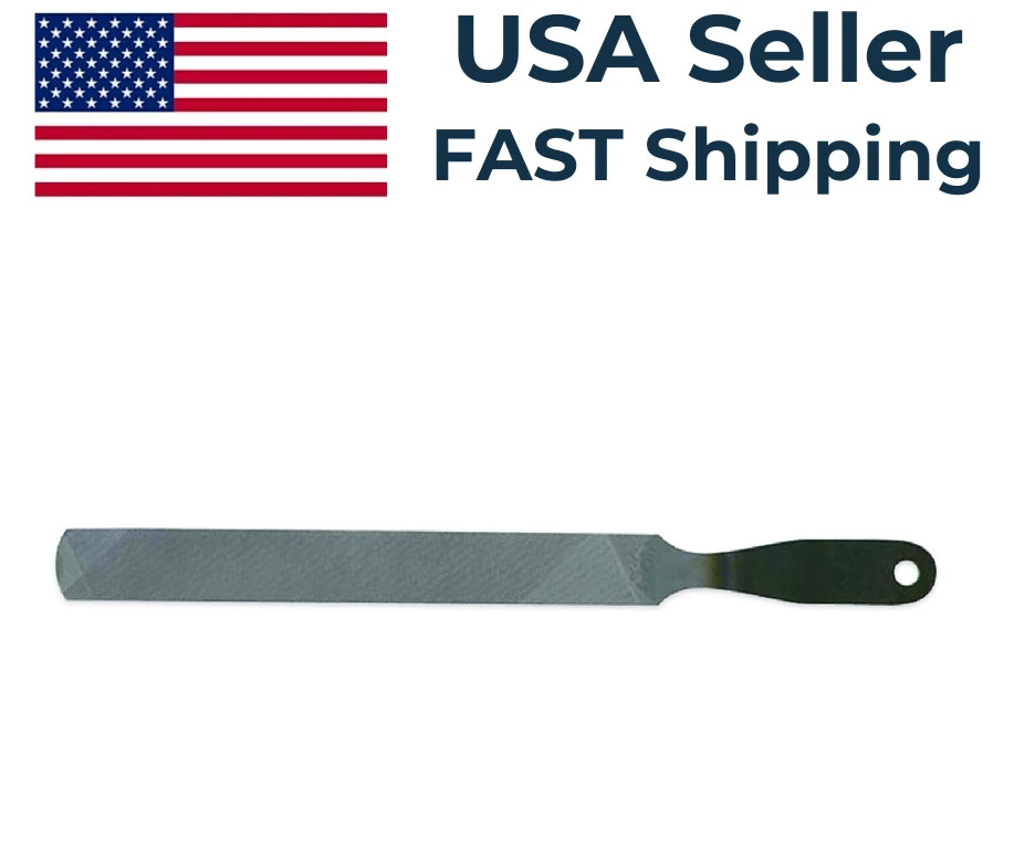 Crescent Nicholson 8" Rectangular Double/Single Cut Axe File - 06706NN