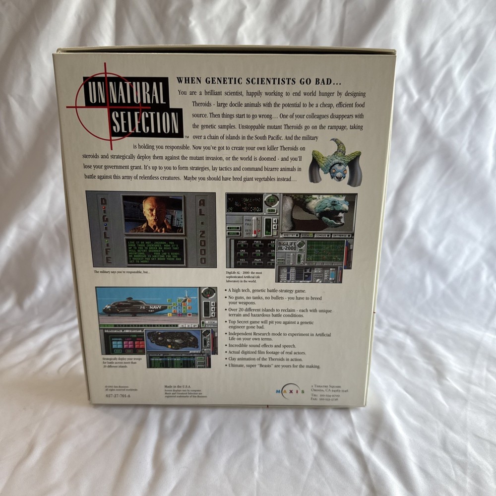 Unnatural Selection (3.5 Inch Disk Version)￼Big Box IBM