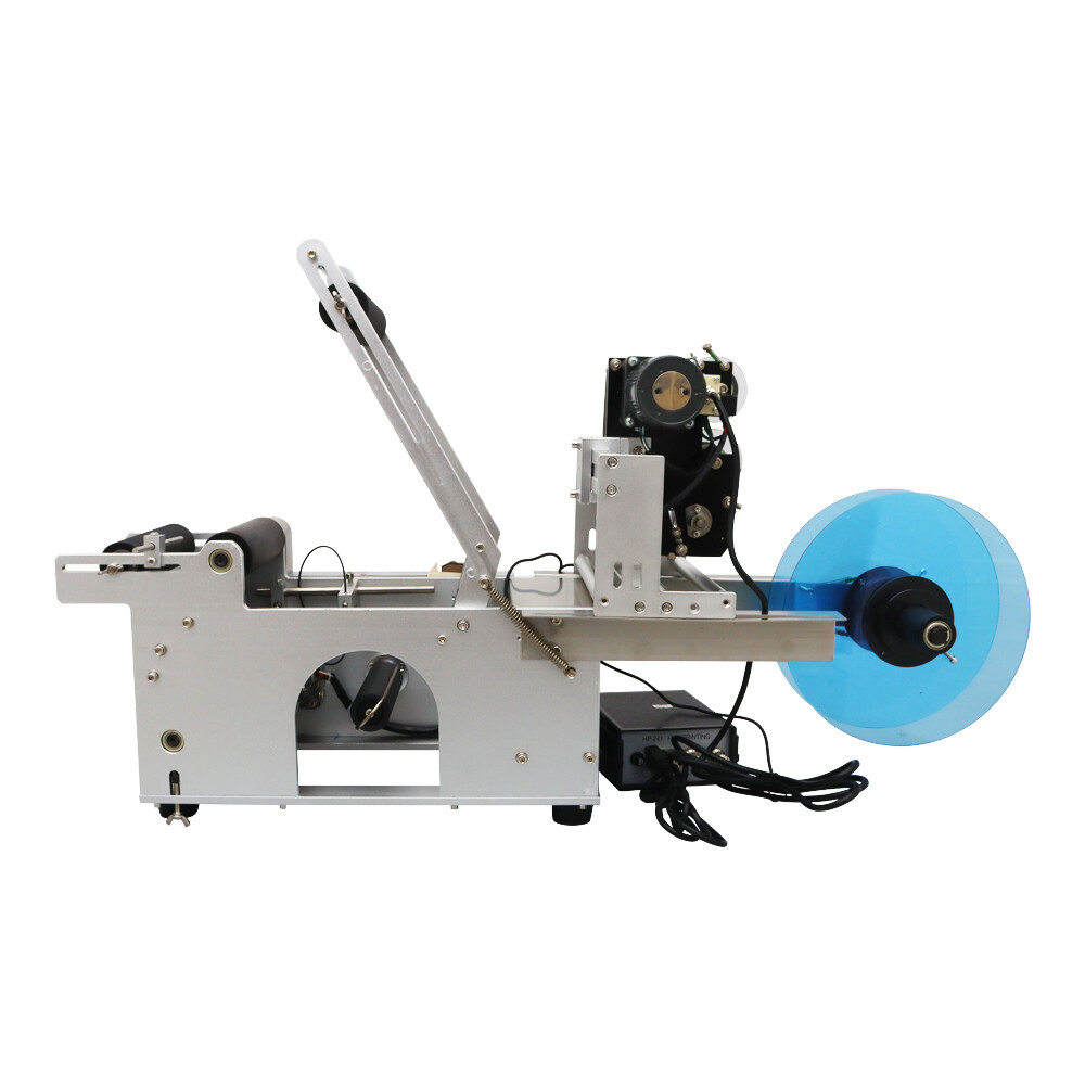 Round Bottle Labeling Machine with Date Code Printer Labeller 110V High Quality