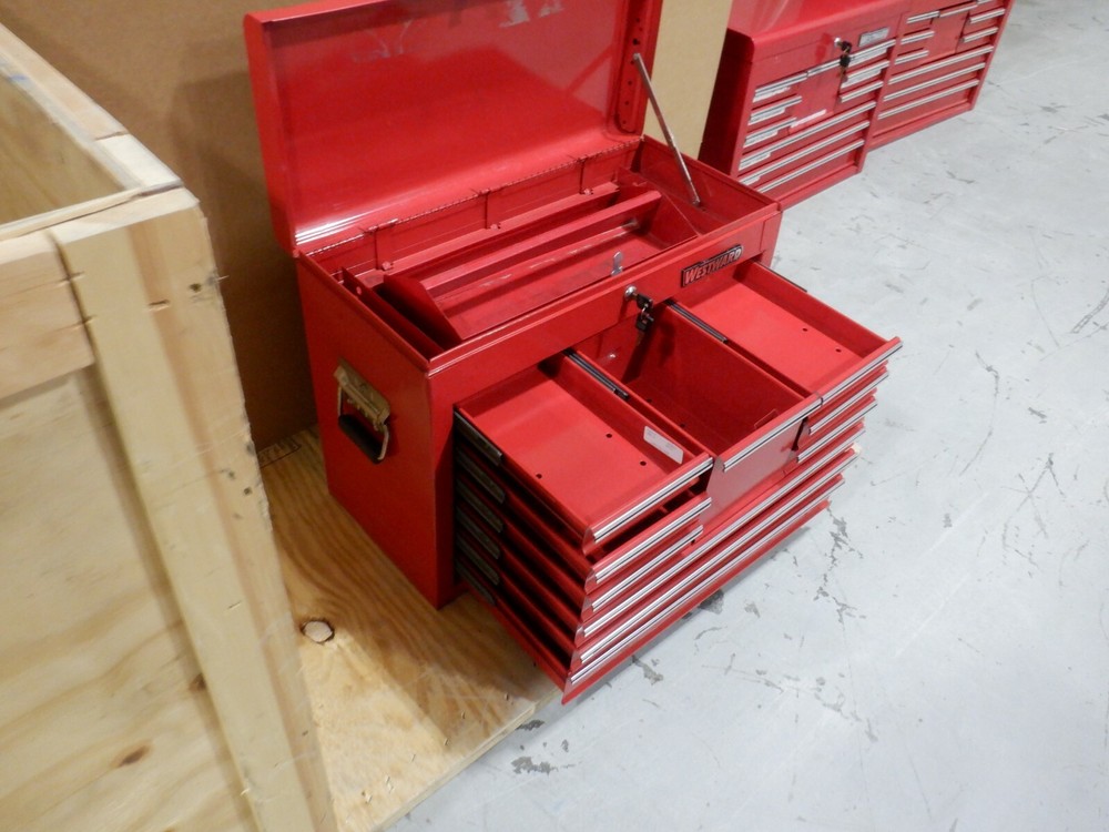 WESTWARD 10 DRAWER TOOLBOX WITH LOCK