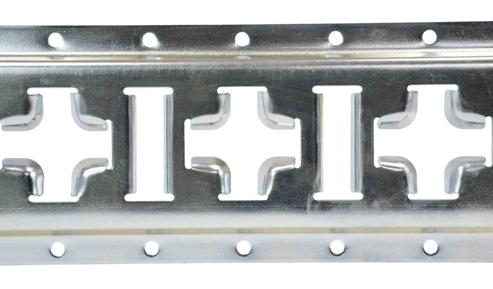 (4 Pack) 2' E Track Horizontal & Vertical Cross Galvanized Trailer Truck