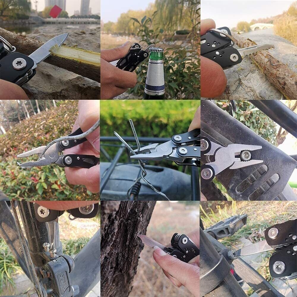 Multi Tool Knife Pliers Saw Kit Pocket Folding Multitools 14-in-1 🔥 🔥 🔥🔥 🔥