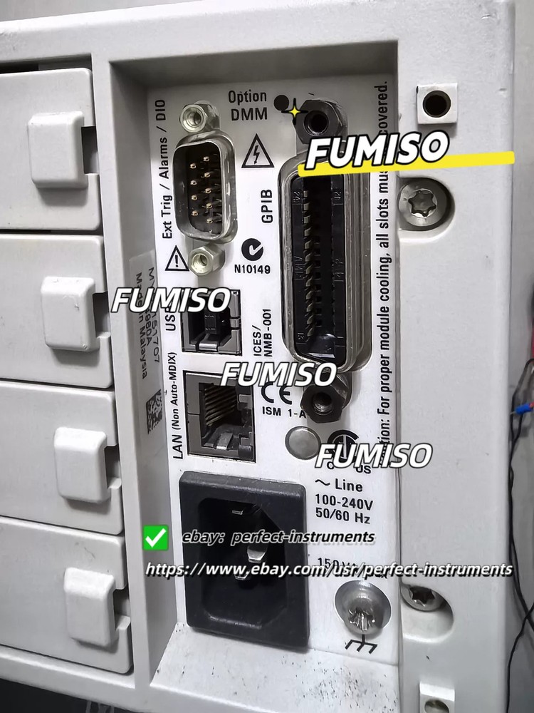 1 pcs Keysight Agilent 34980A Multifunction Switch Measurement Unit.#per