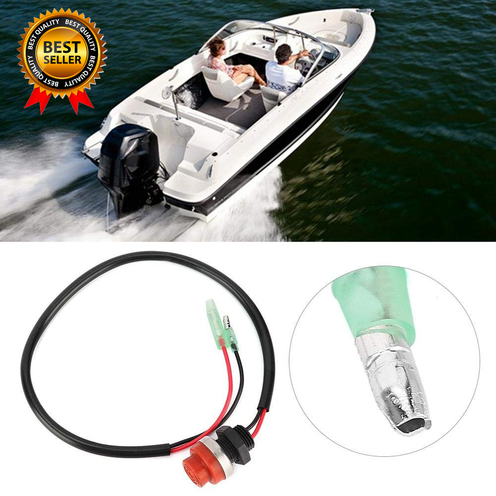For 1989 Outboard Start Button Boat Button Switch Start Stop Switch Keyless Push