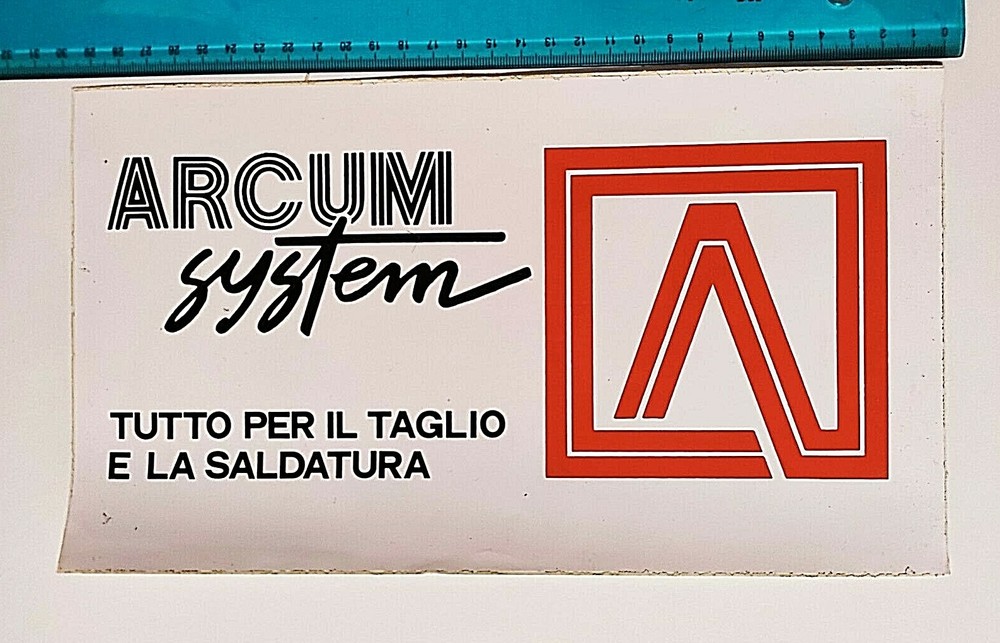 Arcum Welding Sticker 80s Old Original Sticker