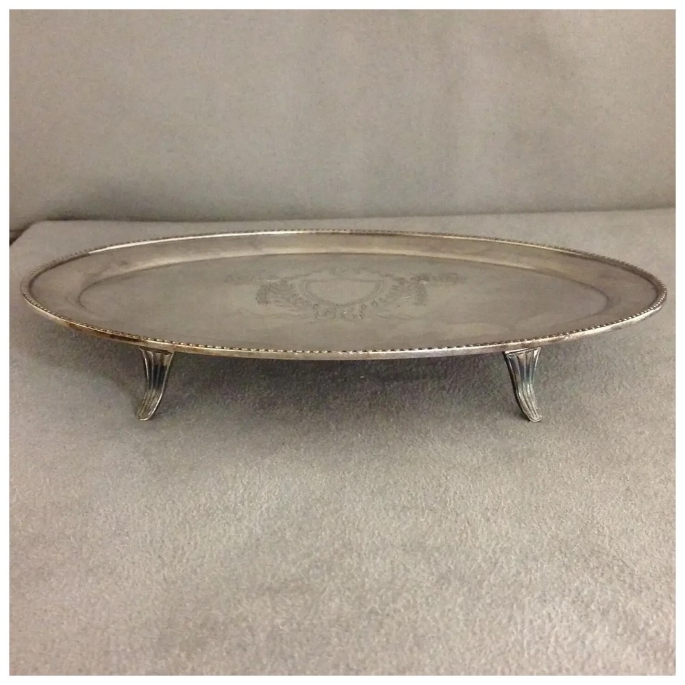 Barker Ellis Silverplate Tea Pot Stand In