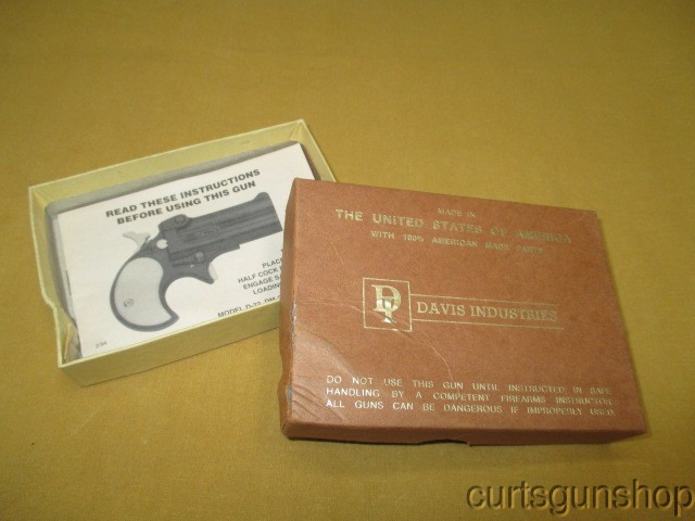 Davis Model D22 Derringer Cal 22LR Pistol Box Only