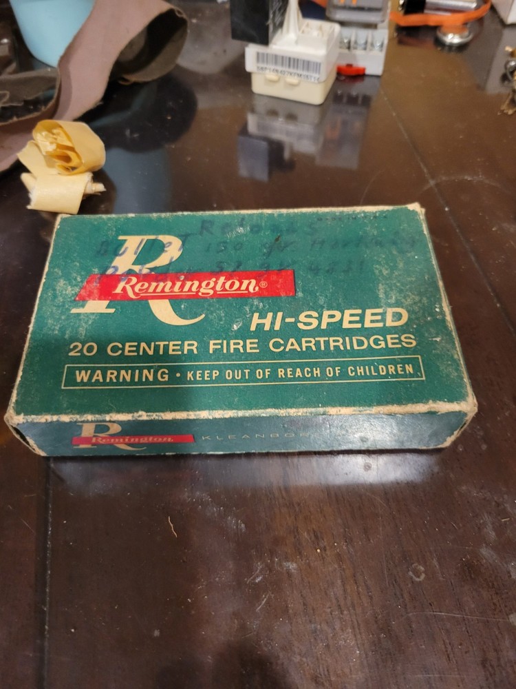 Remington Hi-Speed 270 Vintage Empty Ammo Box with Insert