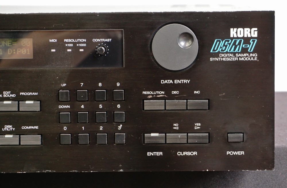 KORG DSM-1 Rare 80's Digital Sampling Synthesiser 3U Rack Mount Module