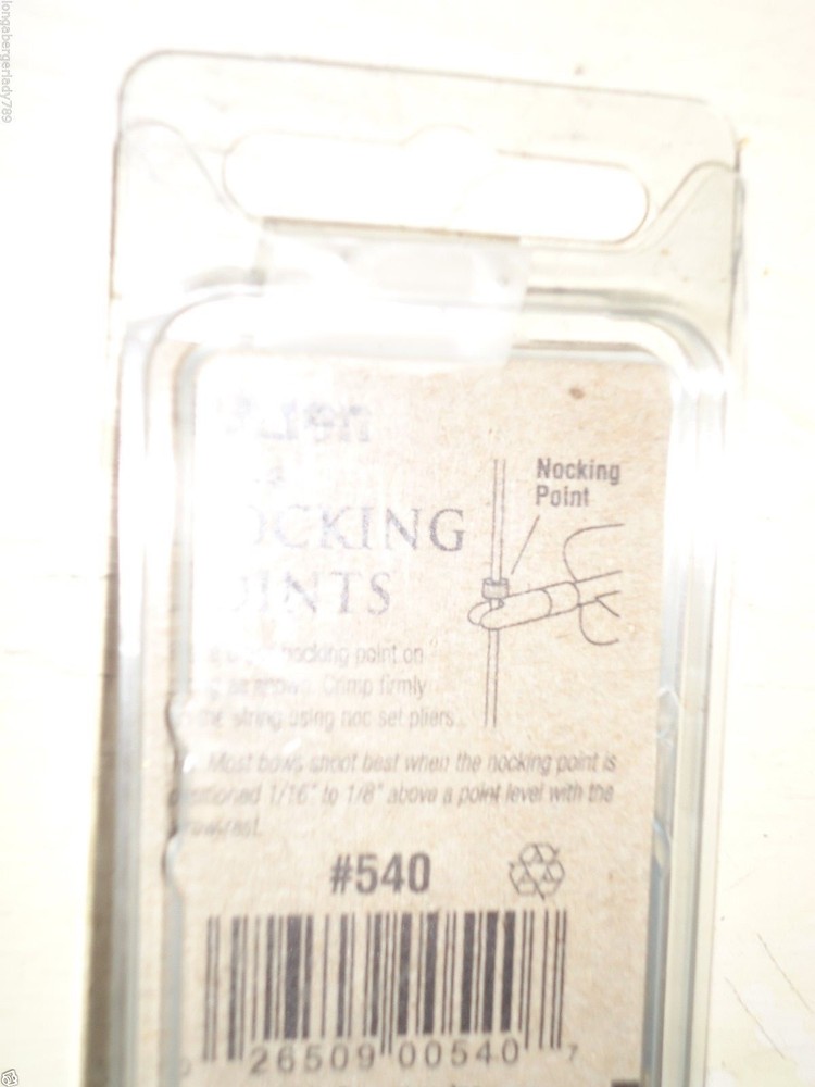 ALLEN CASES BOW STRING NOCKING POINTS NOTCH POINT 5 PACK COMPOUND BOW SHOOTING