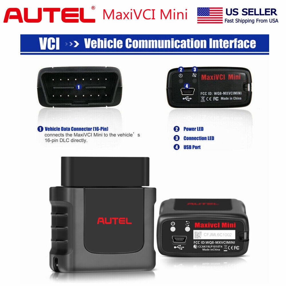 Autel MaxiVCI Mini VCI Mini Bluetooth-compatible Diagnostic Interface 2026
