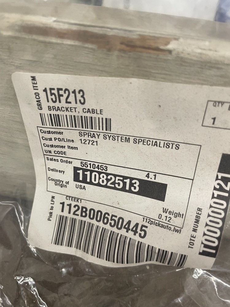 Graco 15F213 LineLazer Gun Cable Bracket