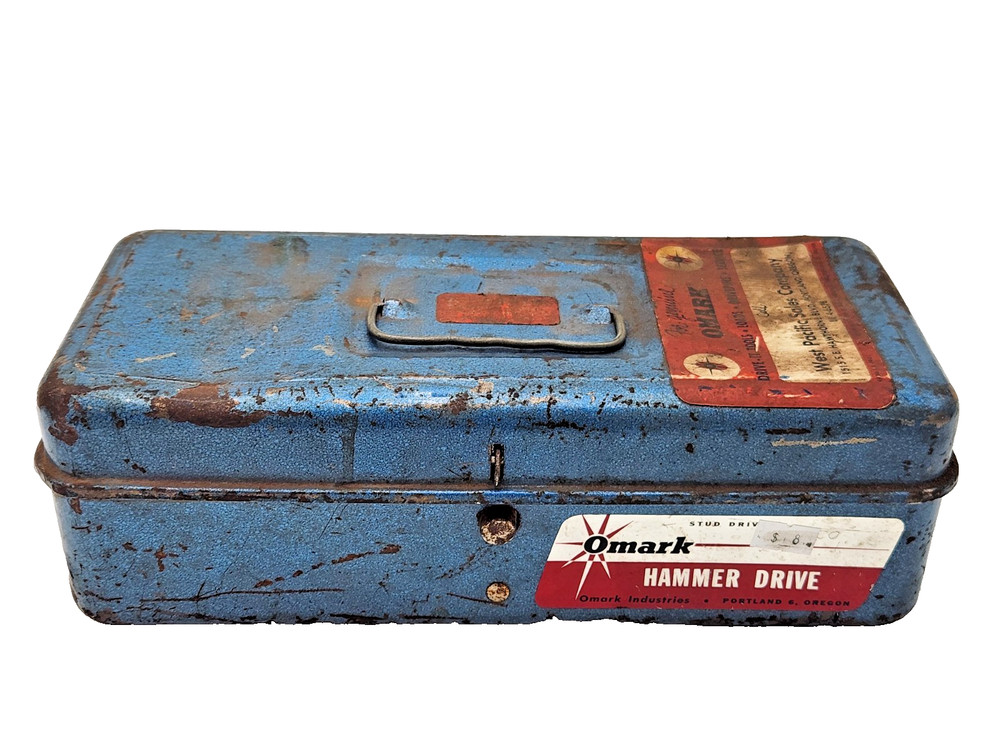 Vintage Omark Hammer Drive & Tool Box