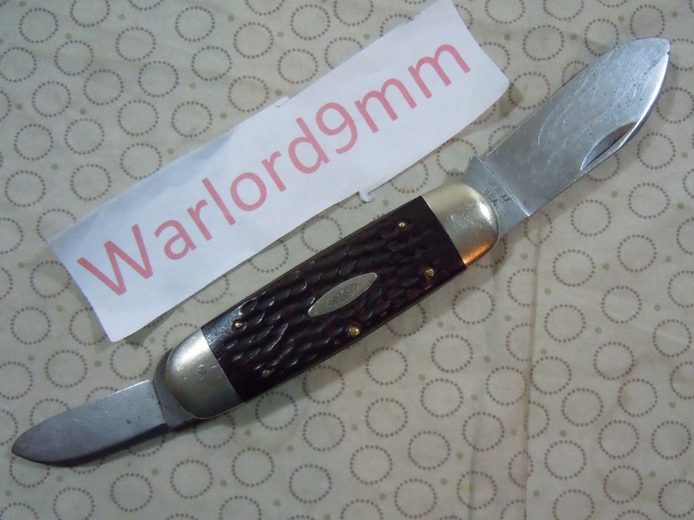 CASE XX U.S.A. MODEL 6250 -8 DOT- 2 BLADE FOLDING KNIFE.