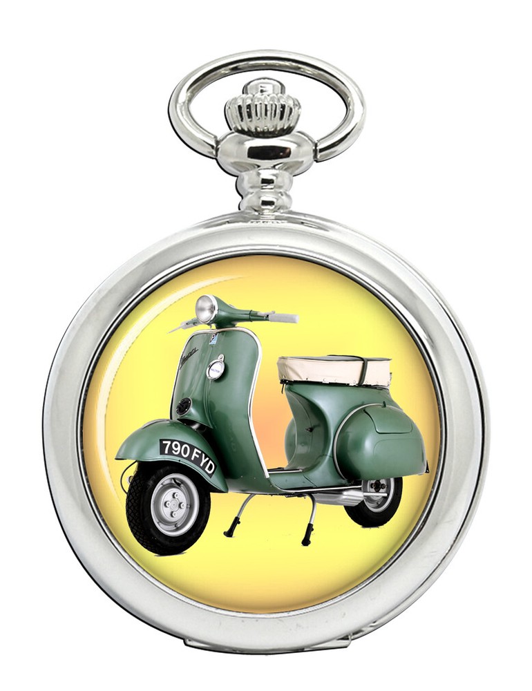 Vespa Scooter Pocket Watch
