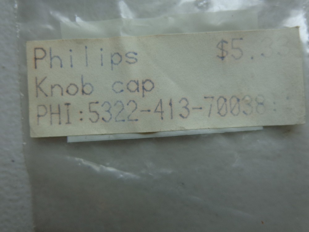 3PCS PHILIPS 5322-413 70038 : 1 KNOB CAP