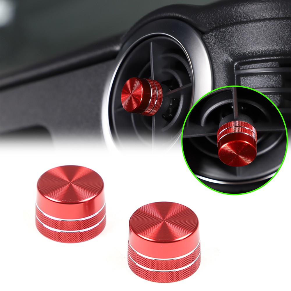 Side Vent Knobs Aluminum Alloy Red for INEOS Grenadier 2020+