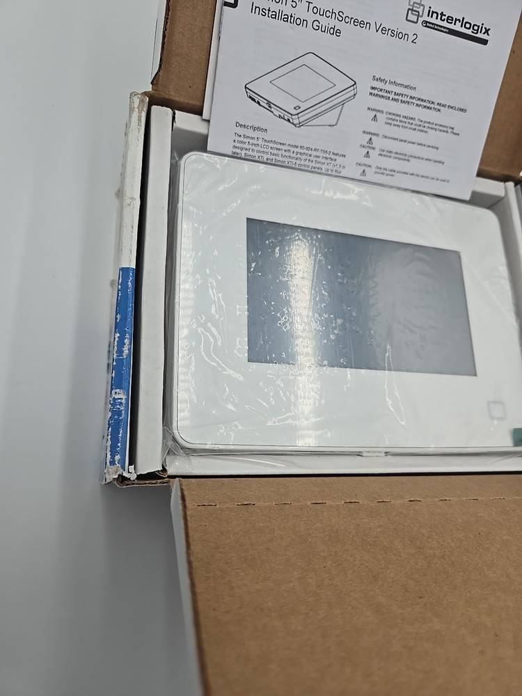 Interlogix 60-924-RF-TS5-2 Simon XT/XTi-5 Version 2 Wireless Talking Touchscreen