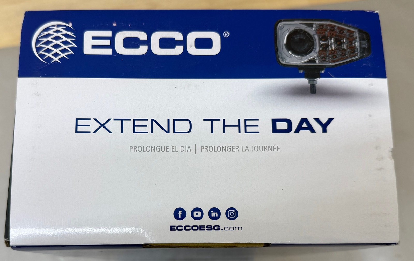 ECCO EW4012 Heated Snow Plow Dot LED Light High Beam/Low Beam 12-24V