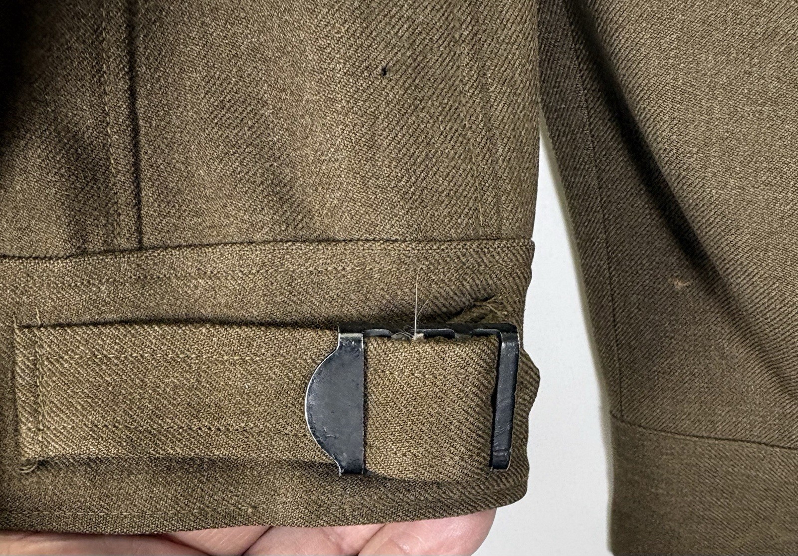 Named WWII 1944 Dated US Army Wool Ike Jacket 36S Original Manly Coats