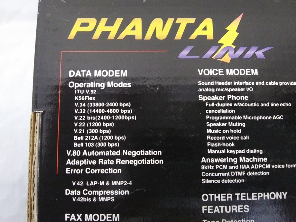 Phanta-Link V.90/56kbps PCI internet Modem