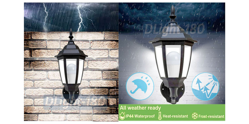 Advanced Outdoor 6-Panel Outdoor Wall Lantern Sconce