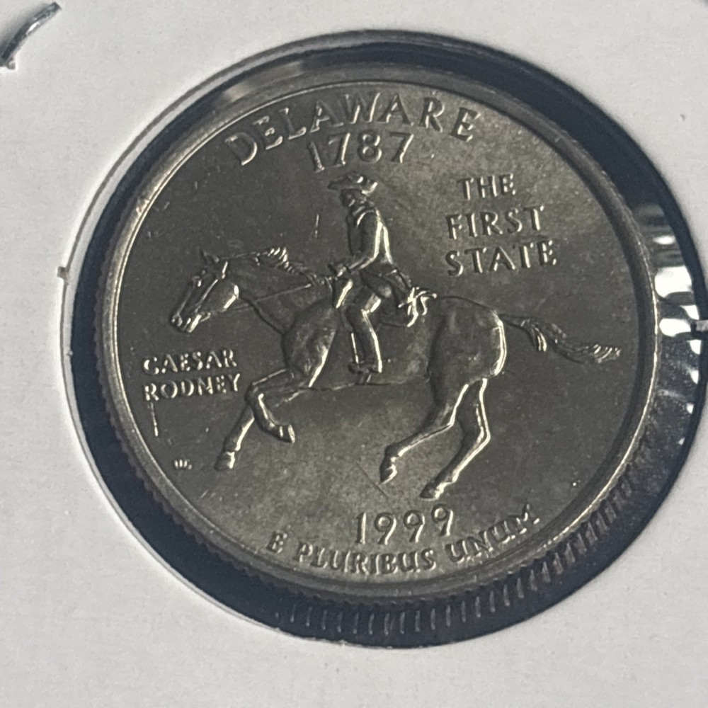 1999 P + D - Delaware - State Quarters Brilliant Uncirculated