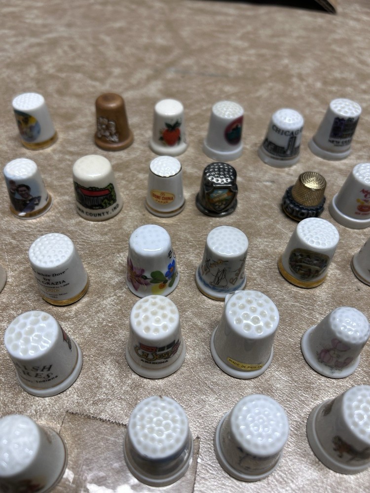 180 Vintage Thimbles Lot