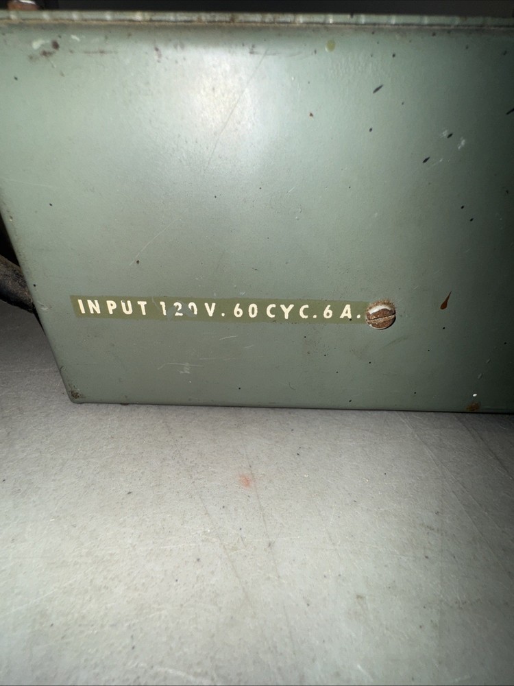 Lab-Volt Model 185 By Buck Engineering Step Down Converter Ac-Dc UNTESTED