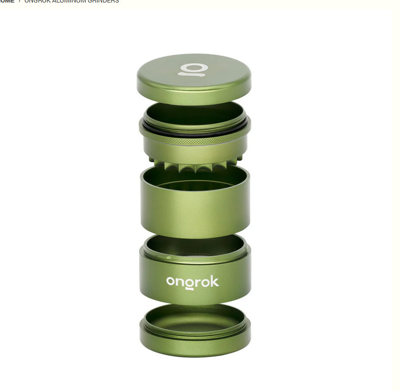 Ongrok 5 Pc Flower Tooth Storage Grinder