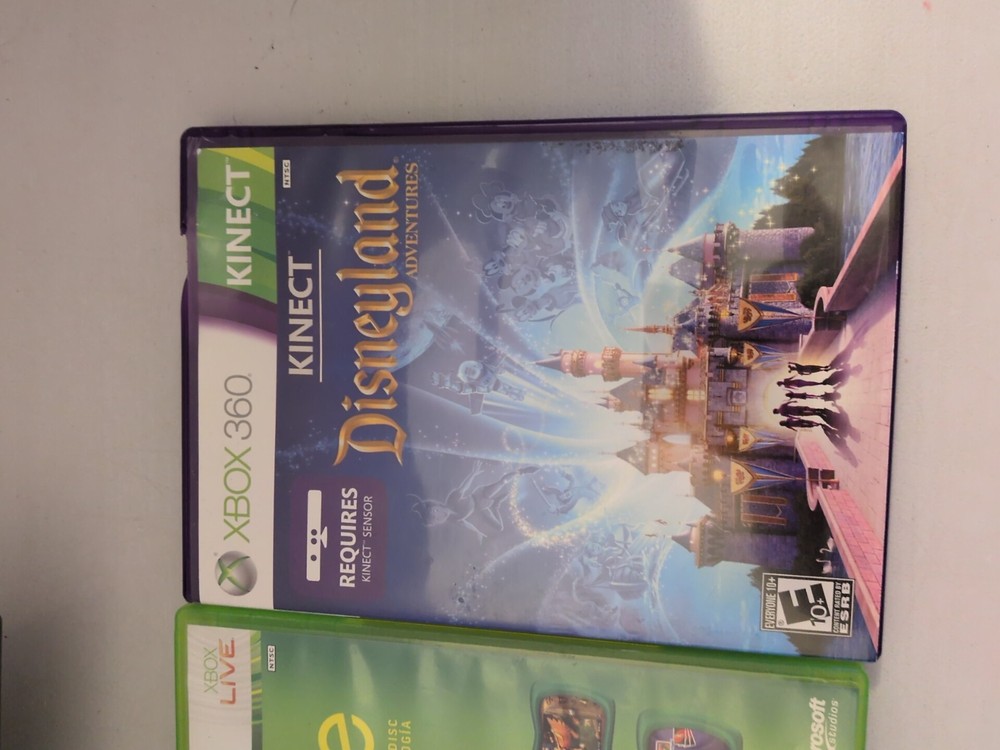 Microsoft Xbox 360 Kinect Sensor Bundle Lot of 4 Kinect Games + Sensor Tested