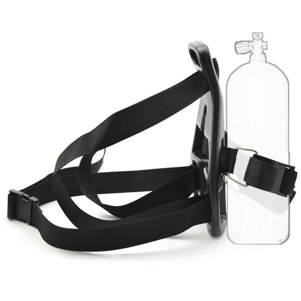 Scuba Tank Backpack Holder Adjustable Bracket for Comfortable and Stable Diving