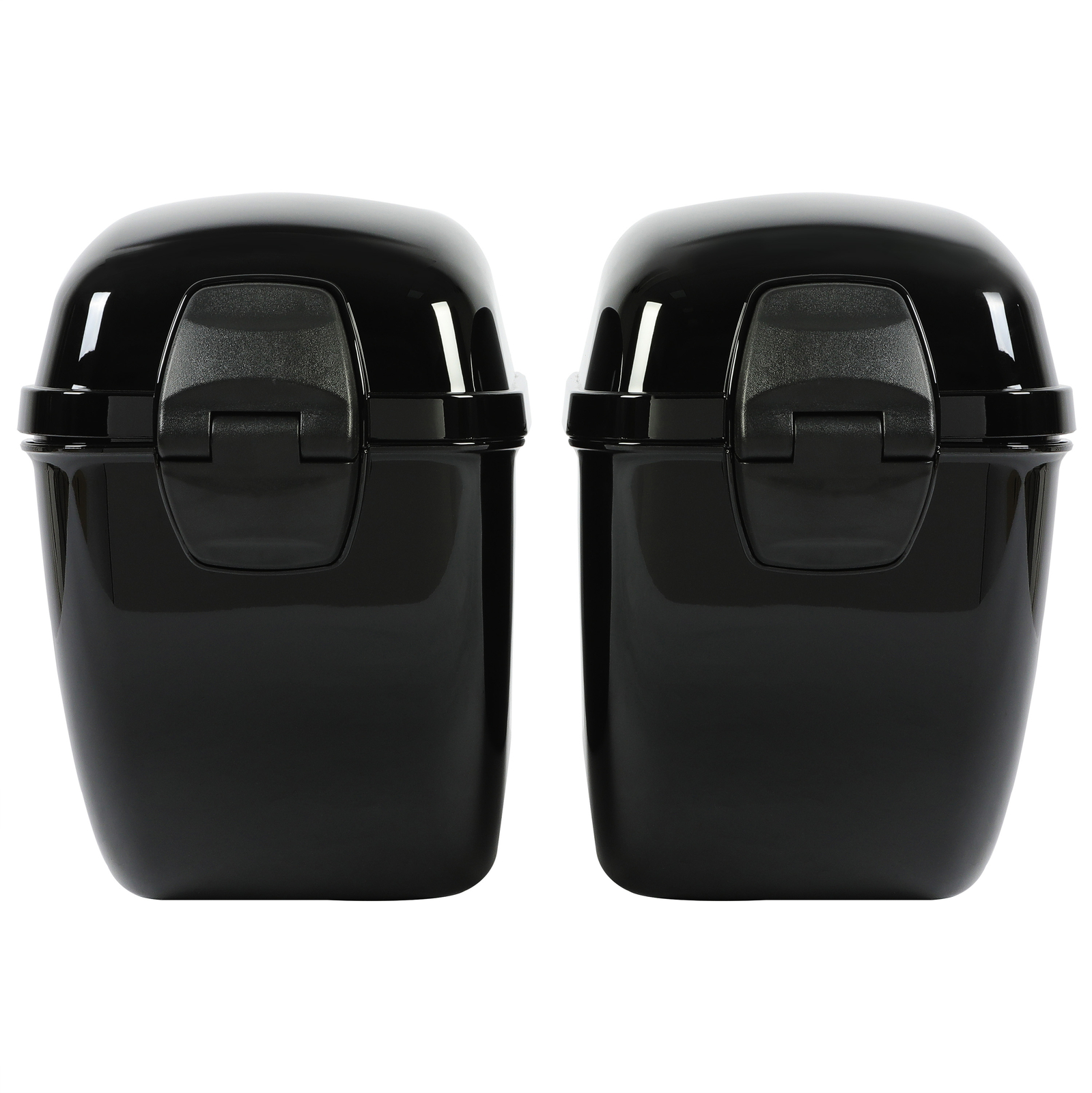 Motorcycle Hard Saddlebags Saddle Bags Luggage For Harley Honda Yamaha Cruiser