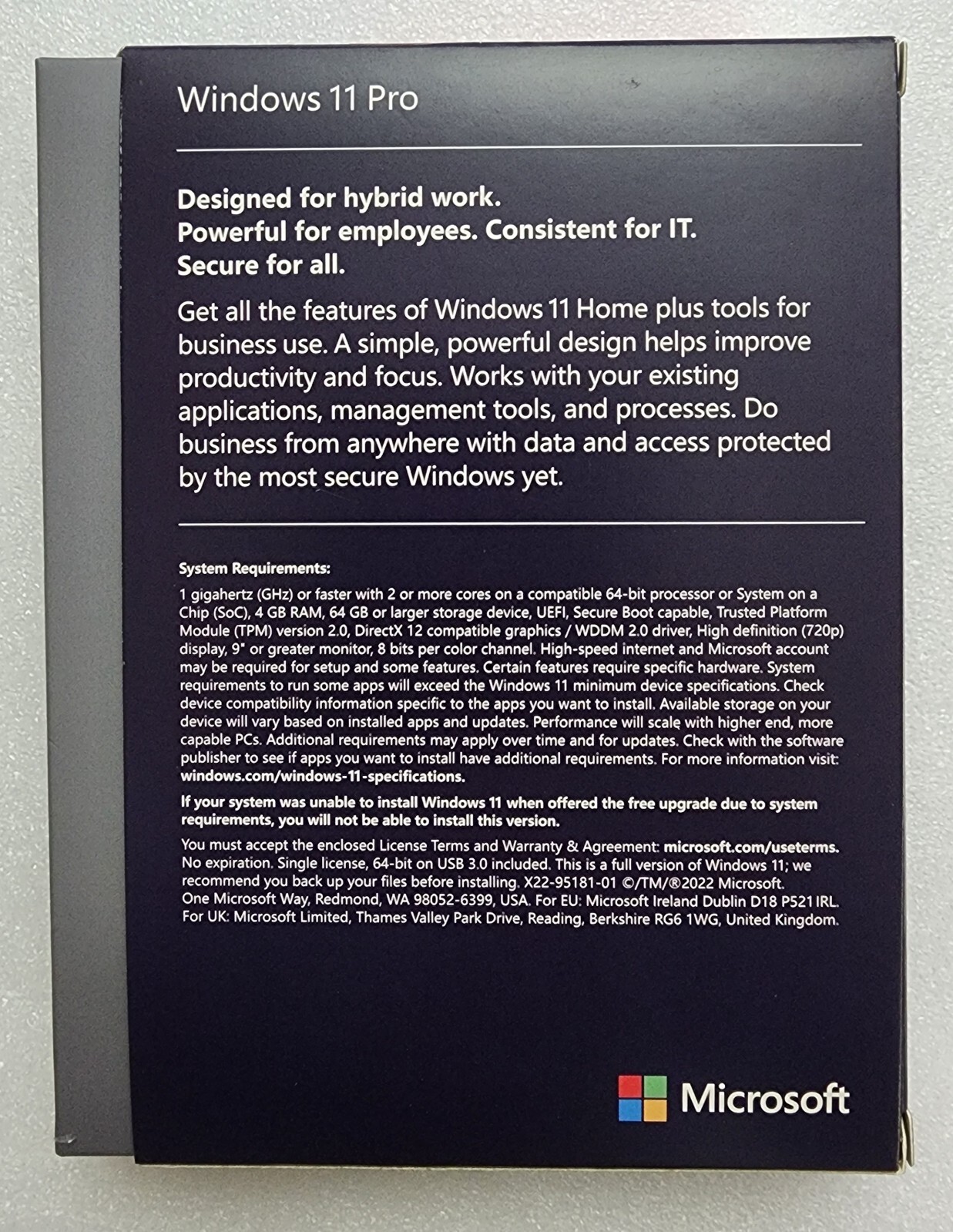 Microsoft Windows 11 Professional 64-Bit - USB Drive - New Sealed Retail Package