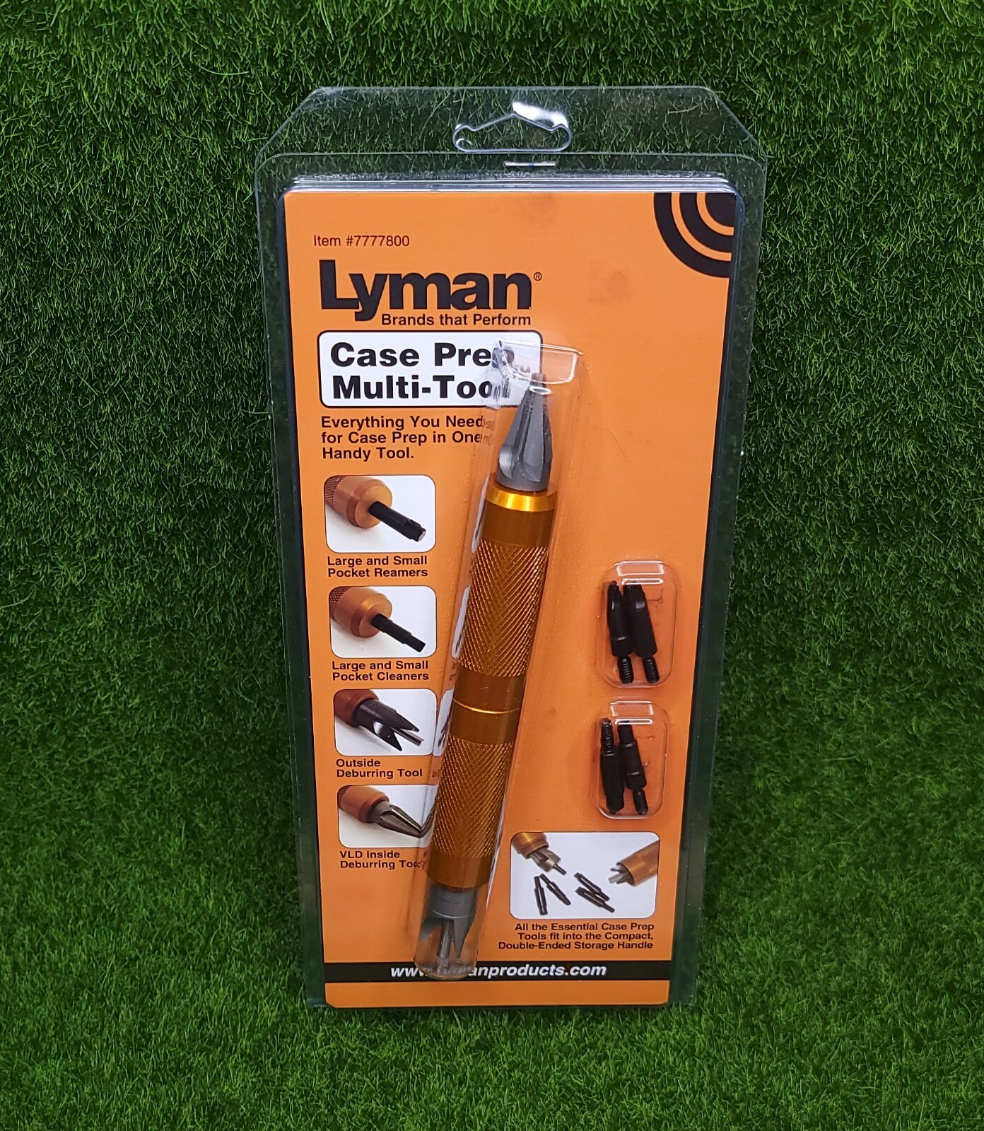 Lyman Case Prep Multi Tool, Deburring Tool, Primer Pocket Cleaners - 7777800