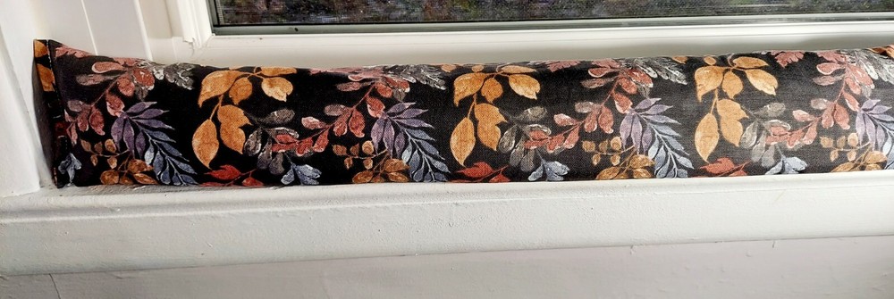 Draft Stopper, Cedar Filled, Draft Stopper, Window Draft Stopper, Foliage