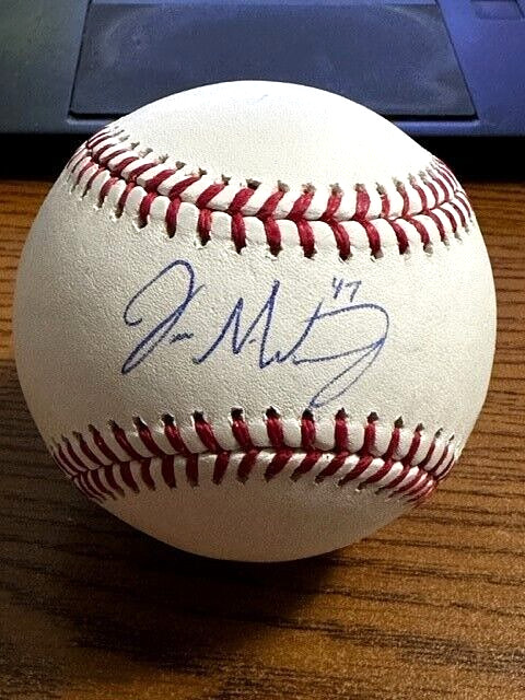 JORDAN MONTGOMERY 2 SIGNED AUTOGRAPHED OML BASEBALL!  Yankees, Diamondbacks! JSA