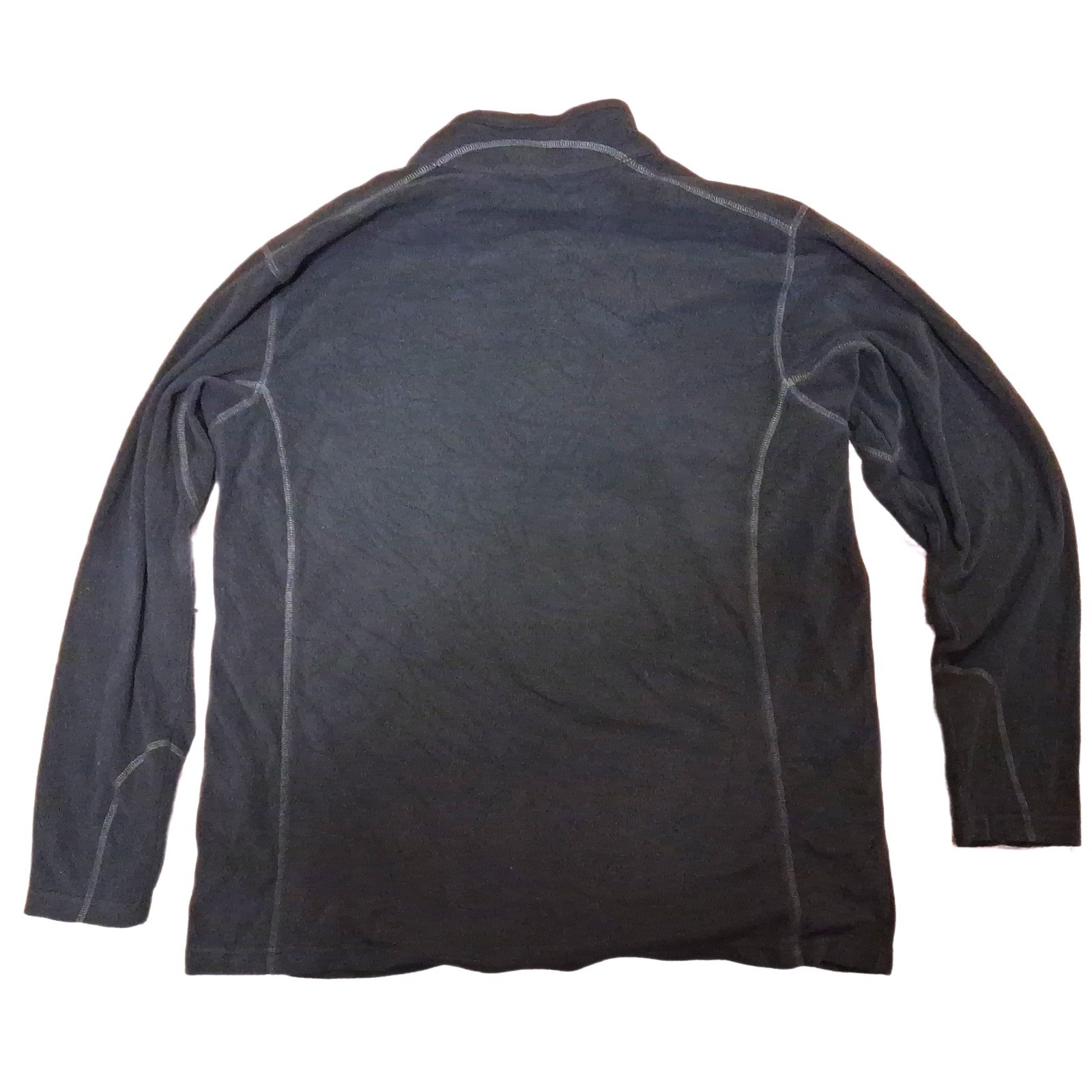 Columbia Men's Black Fleece 1/4 Zip Pullover Sweatshirt XL